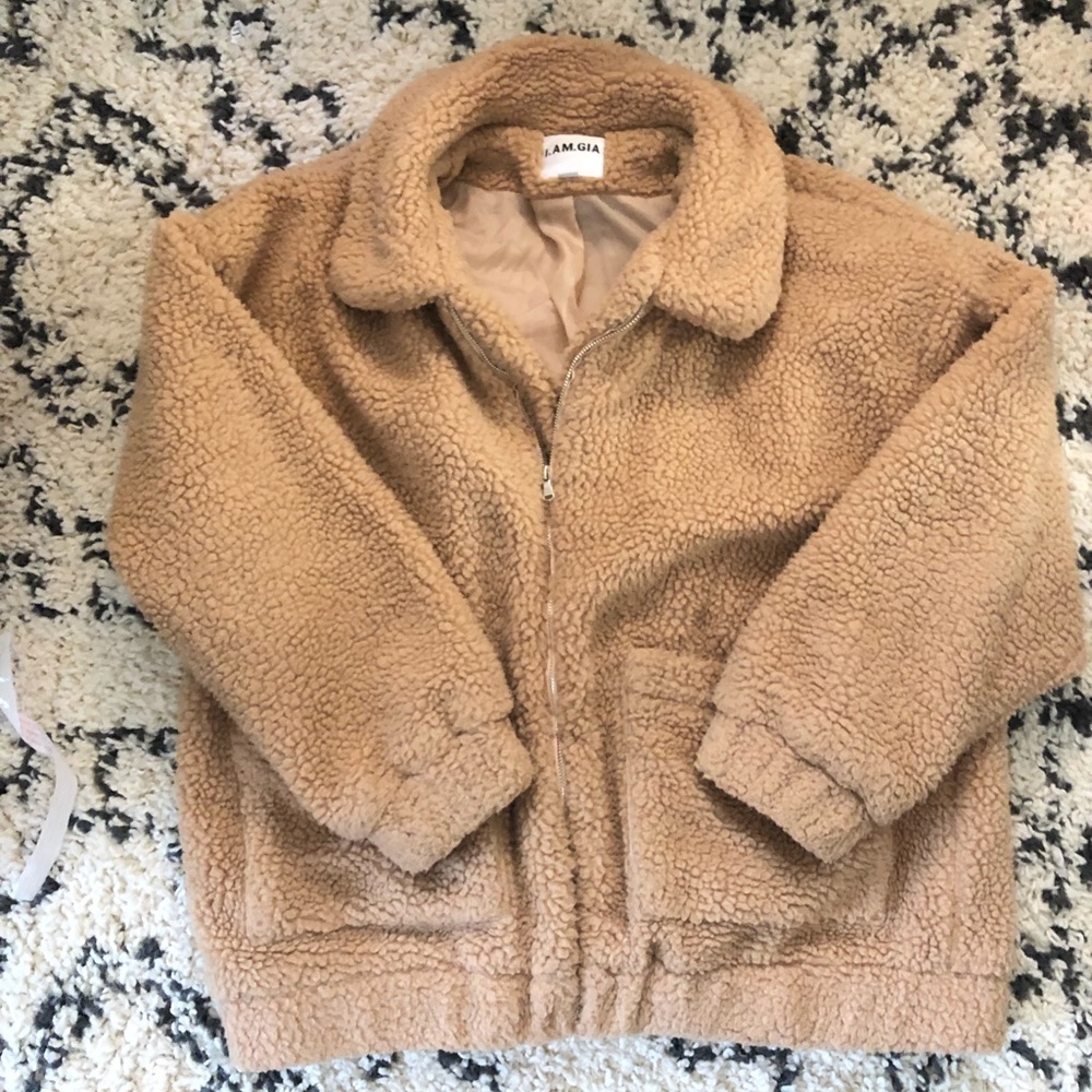 I AM GIA Teddy Sherpa Pixie Coat